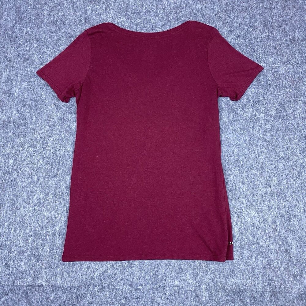 Nike Women's Florida State FSU T-Shirt Athletic Fit V-Neck Maroon Size Large - Picture 9 of 10